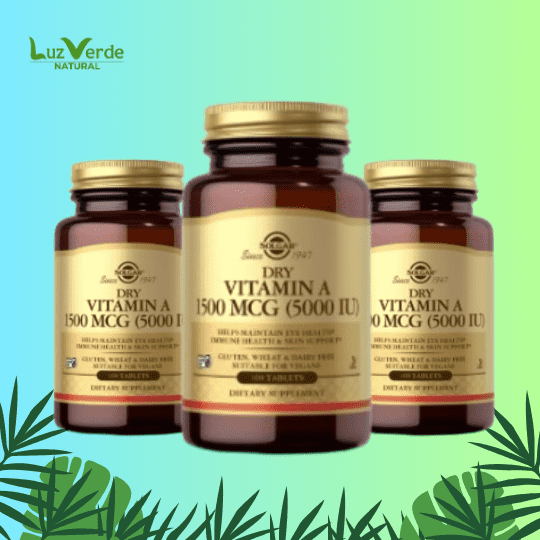 VITAMINA A SOLGAR |  OJOS, PIEL E INMUNIDAD